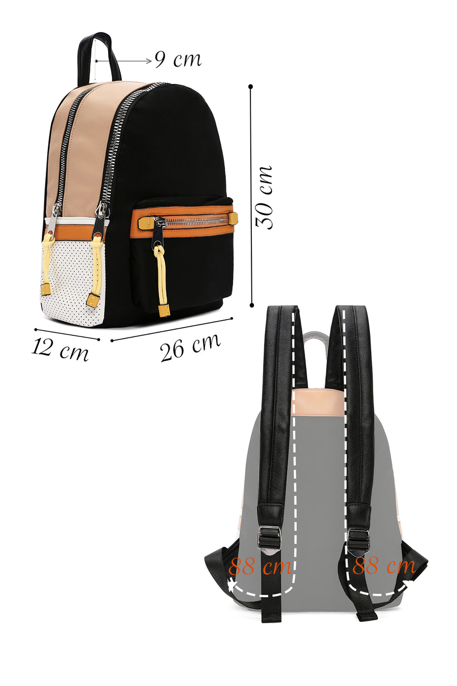 Women's Black Backpack