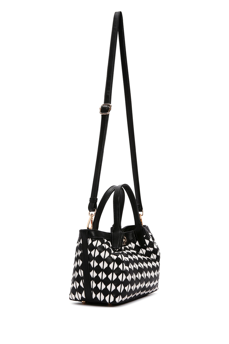 Women's Black Long Strap Shoulder Bag