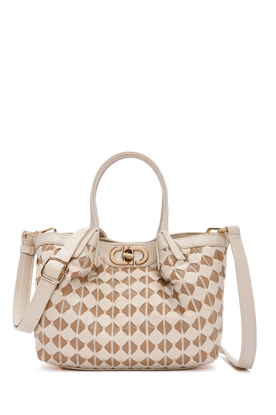 Women's Cream Long Strap Shoulder Bag 24SBD248118 | Derimod