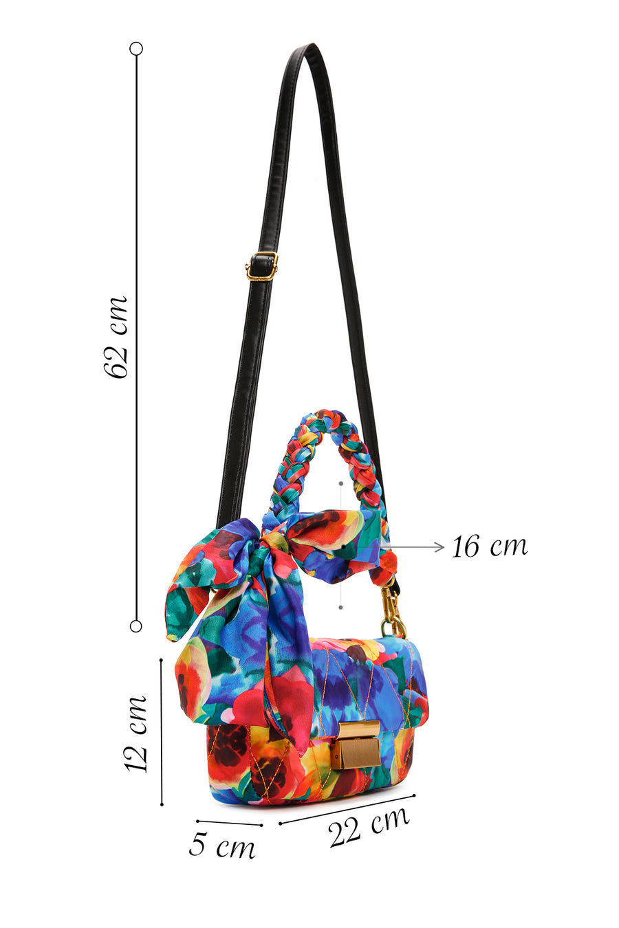 Women's Blue Long Strap Shoulder Bag