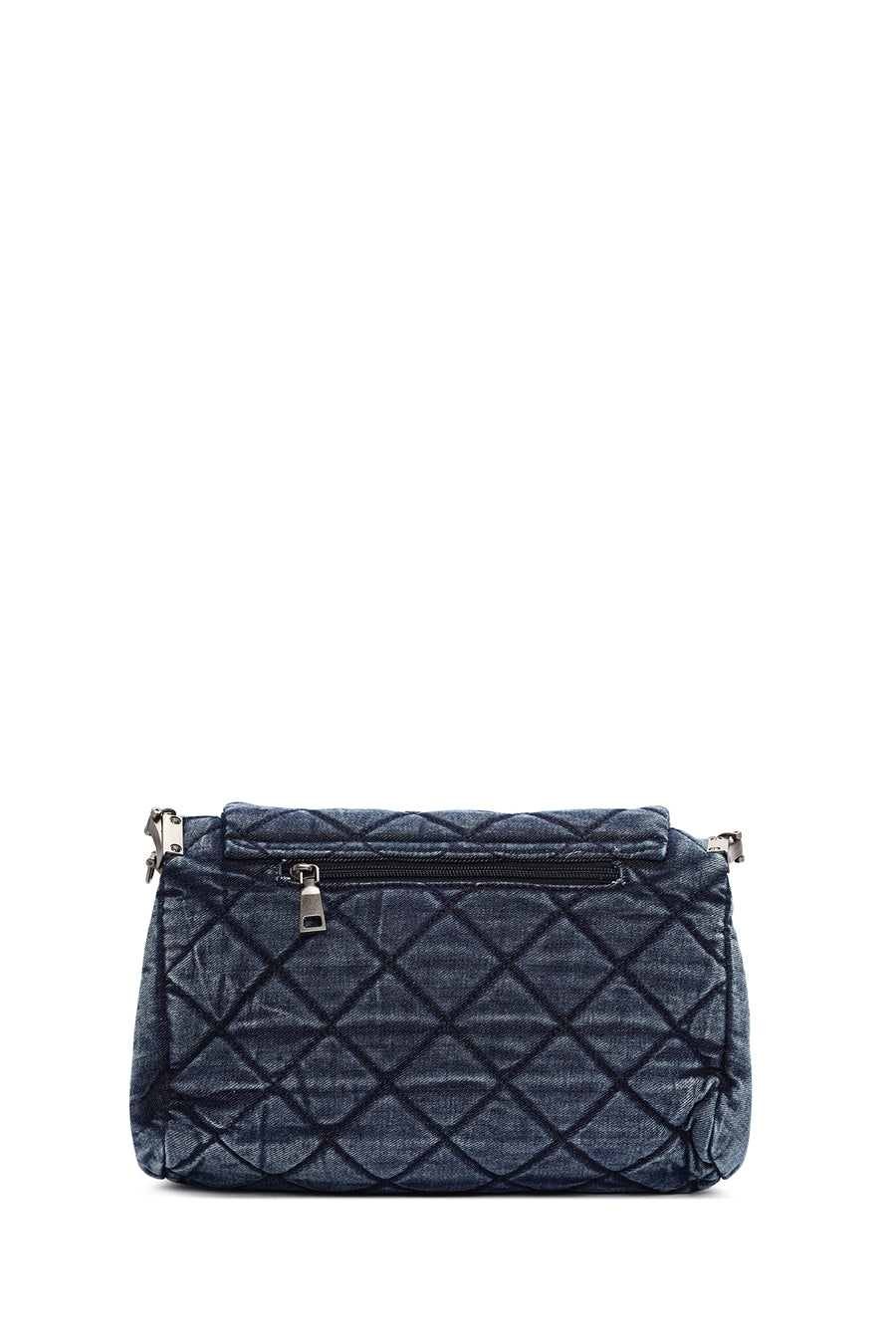 Women's Blue Long Strap Jean Shoulder Bag