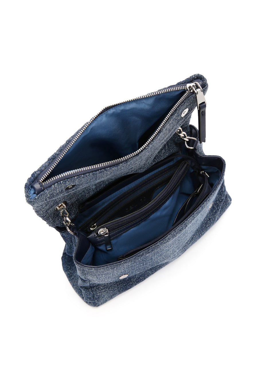 Women's Blue Long Strap Shoulder Bag