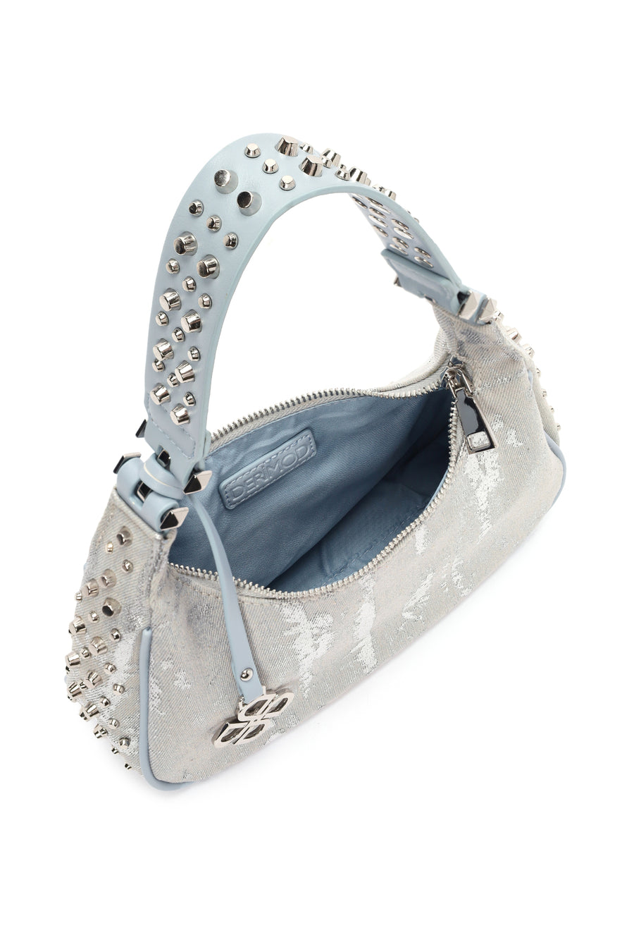 Women's Gray Fabric Shoulder Bag