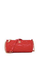 Women's Red Long Strap Quilted Crossbody Bag | Derimod