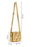 Kadın Altın Uzun Askılı Çapraz Çanta | Derimod