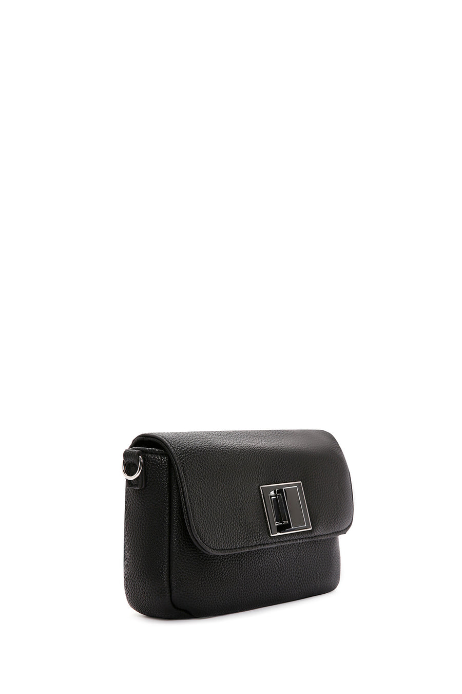 Women's Black Long Strap Shoulder Bag