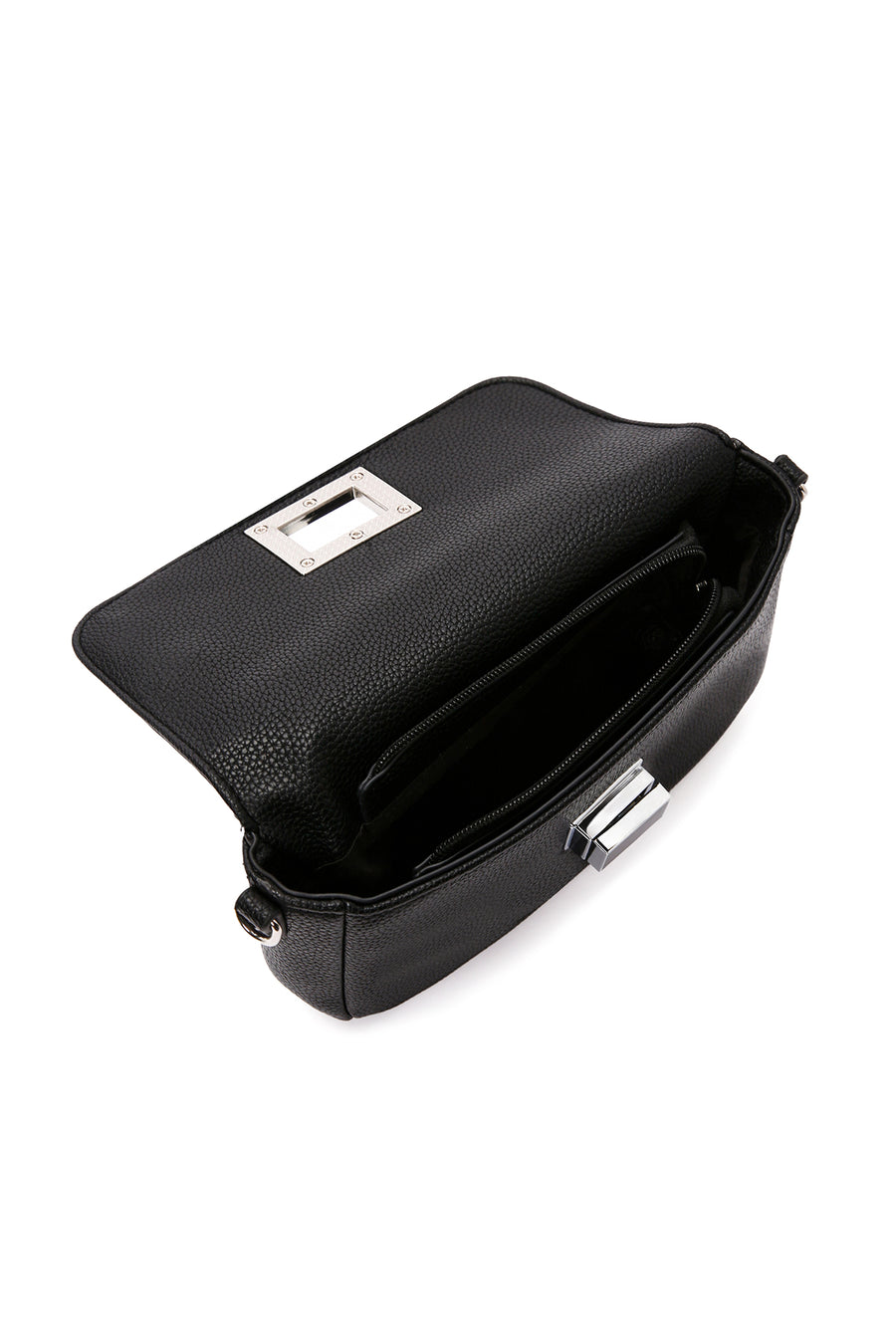 Women's Black Long Strap Shoulder Bag