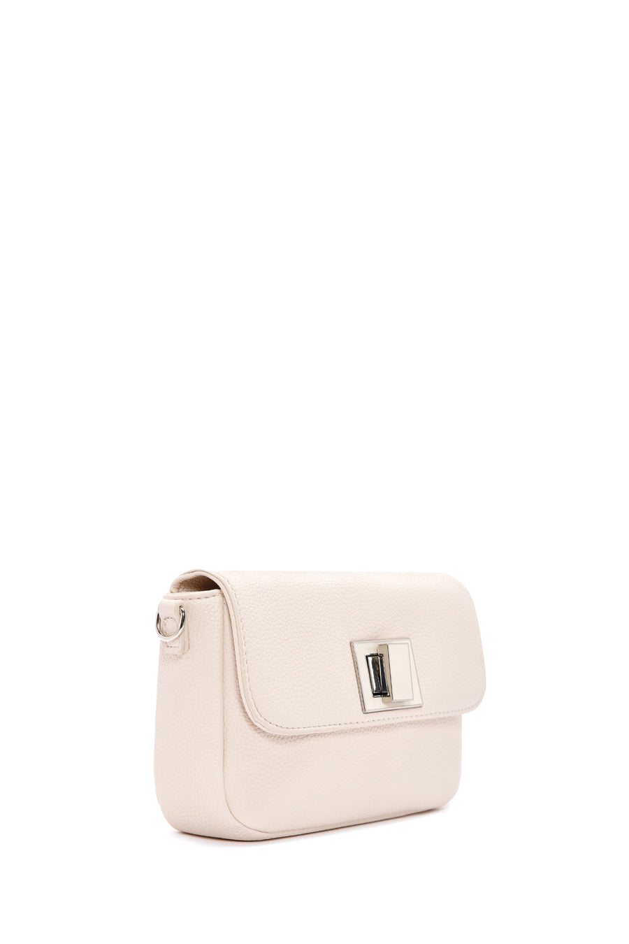 Women's Cream Long Strap Shoulder Bag