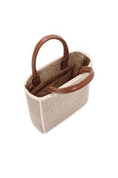 Women's Beige Long Strap Straw Crossbody Bag | Derimod