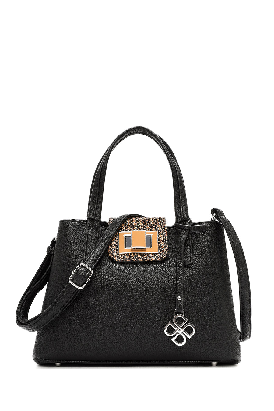 Women's Black Long Strap Casual Shoulder Bag 24SBD2507FT | Derimod