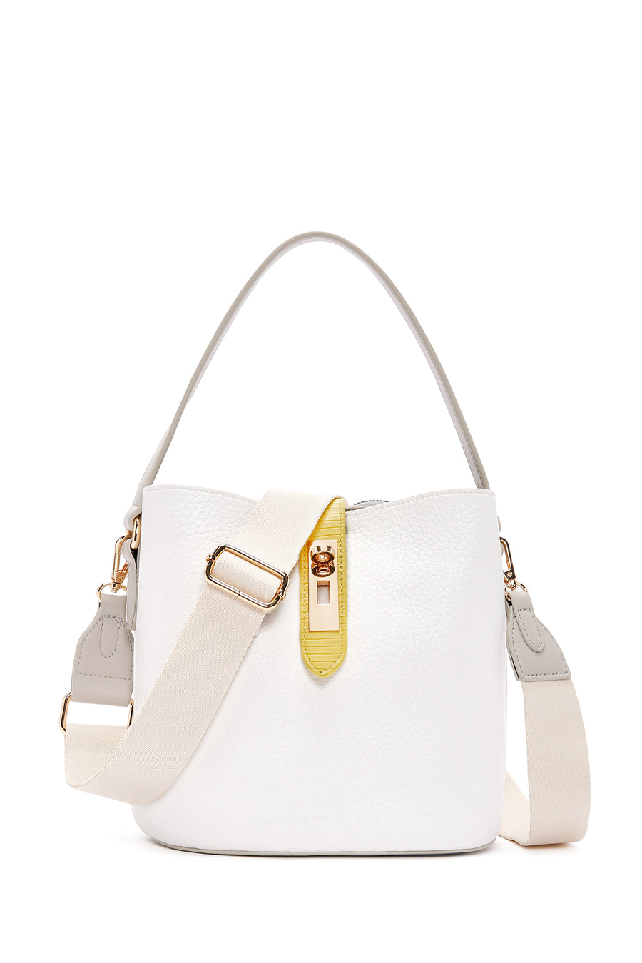 Women's White Long Strap Shoulder Bag 24SBD2510FT | Derimod