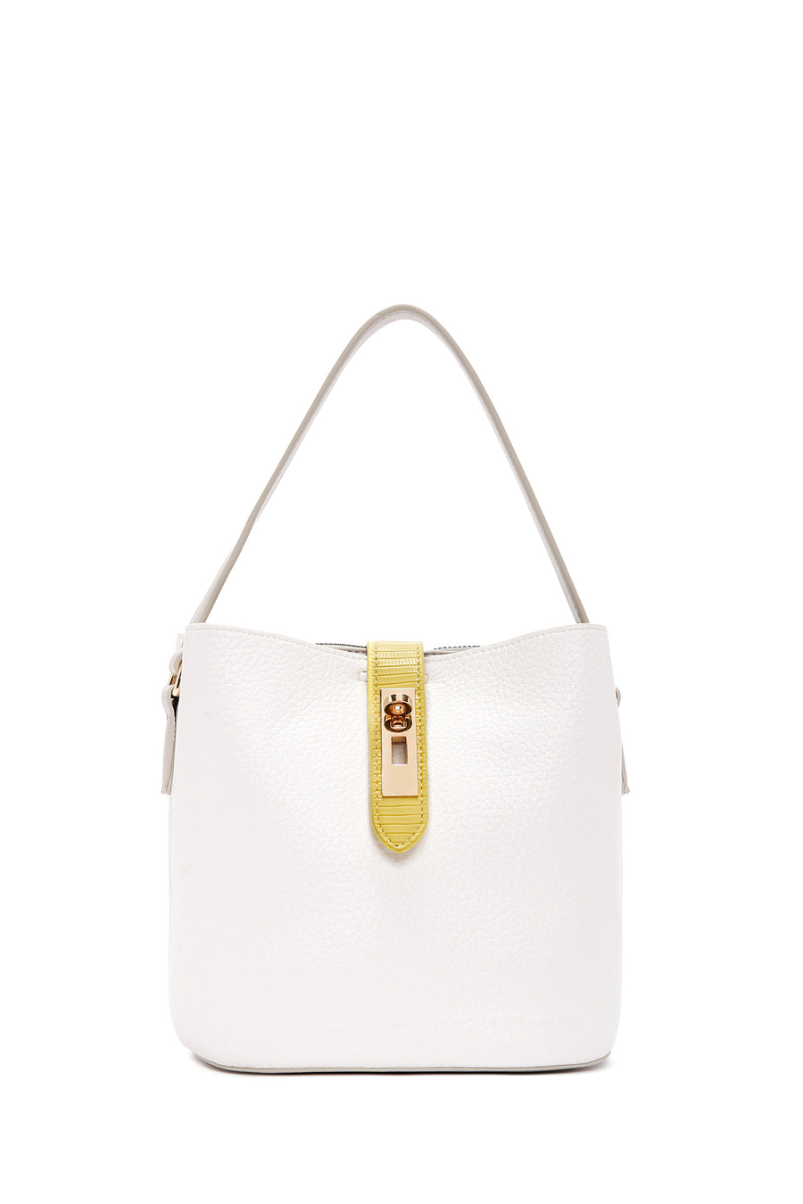 Women's White Long Strap Shoulder Bag