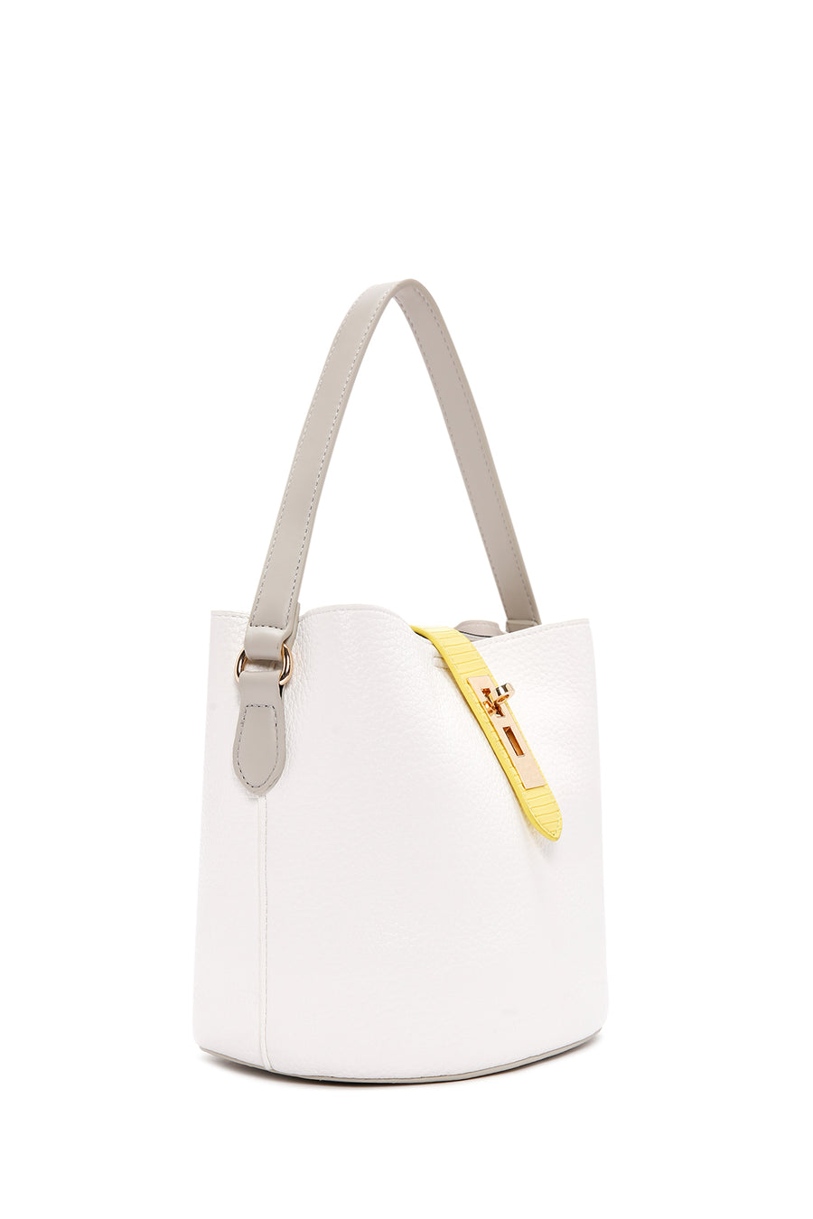Women's White Long Strap Shoulder Bag