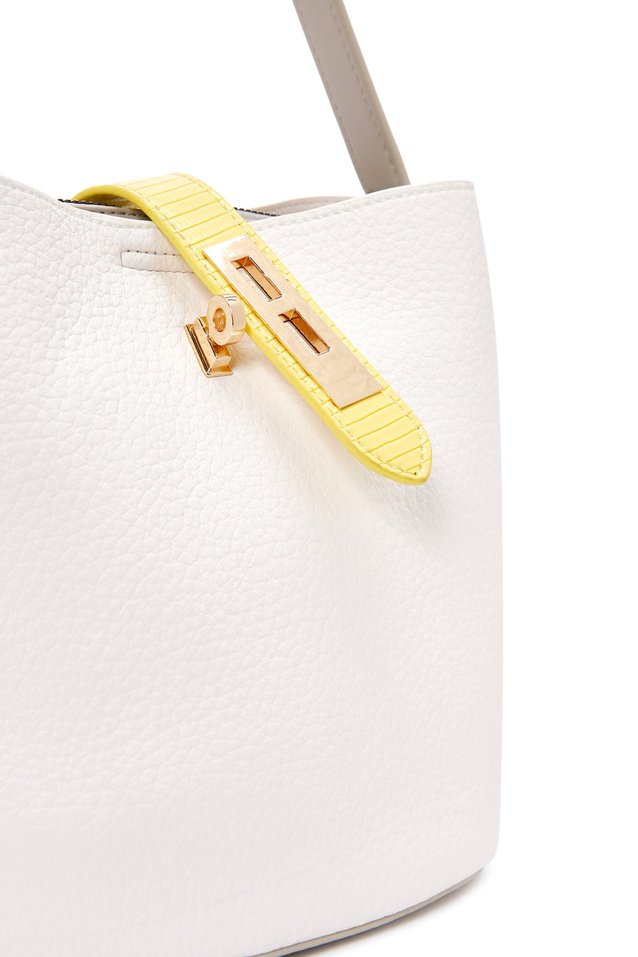 Women's White Long Strap Shoulder Bag