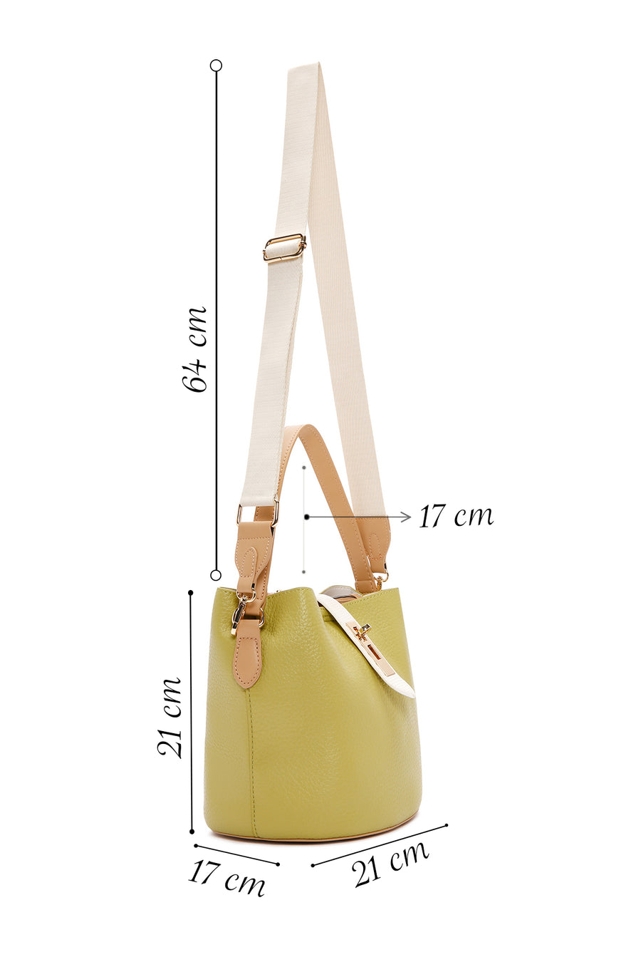 Women's Green Long Strap Shoulder Bag
