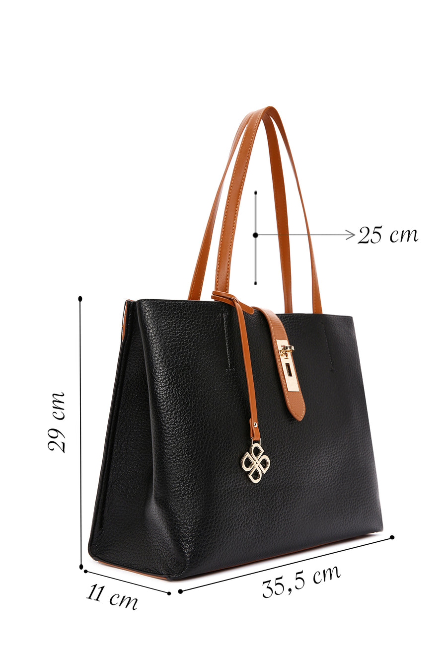 Women's Black Shoulder Bag