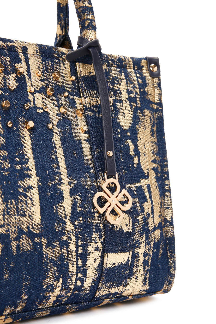 Women's Blue Long Strap Fabric Shoulder Bag
