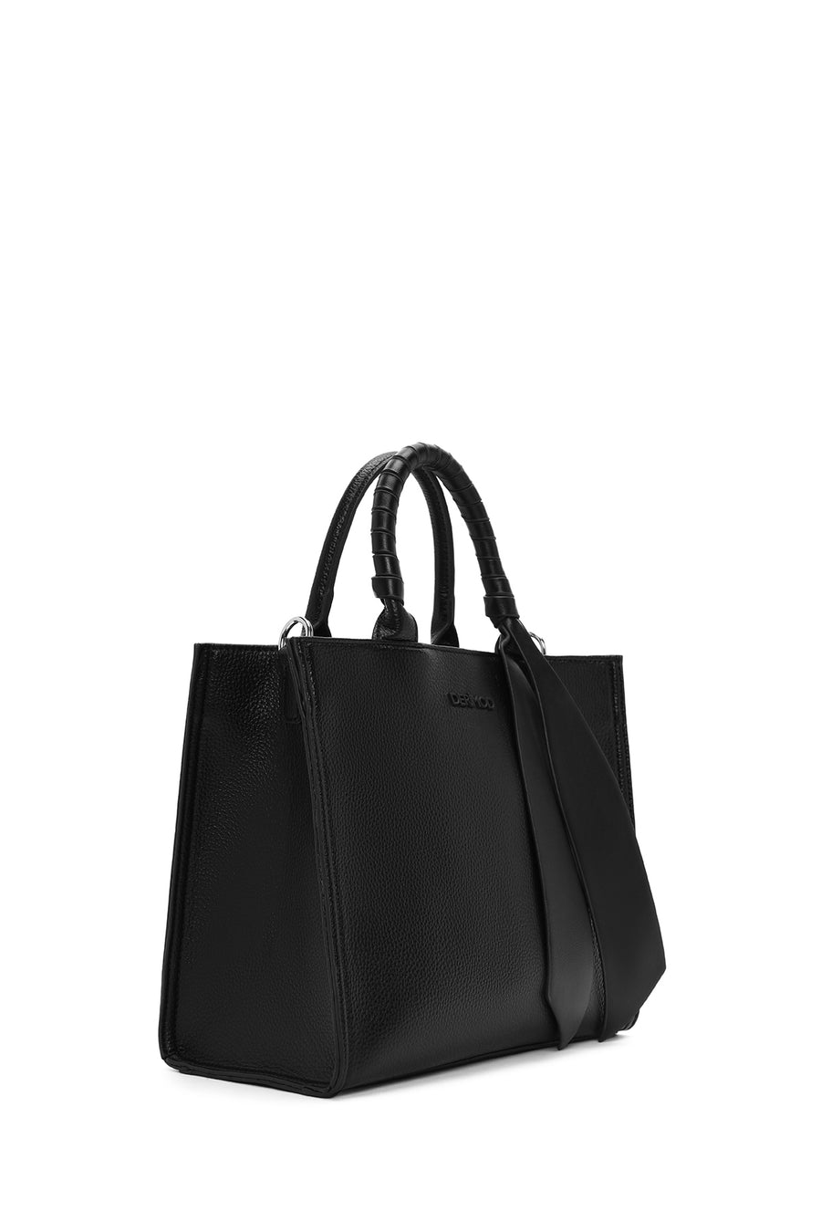 Women's Black Long Strap Shoulder Bag