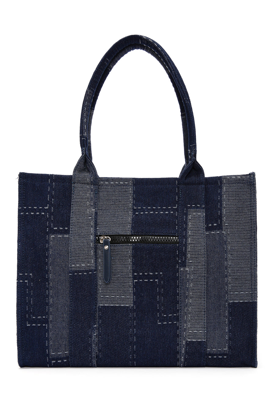 Women's Blue Fabric Shoulder Bag