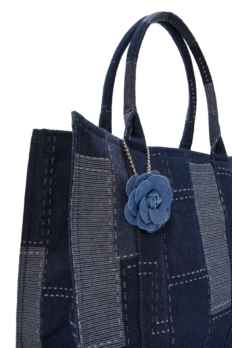 Women's Blue Fabric Shoulder Bag