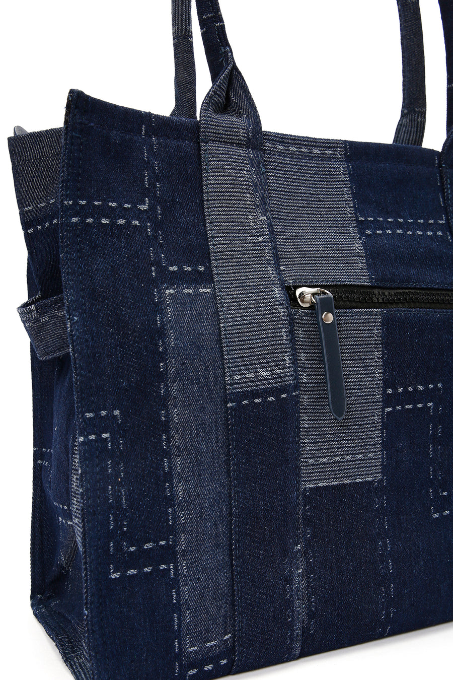 Women's Blue Fabric Shoulder Bag