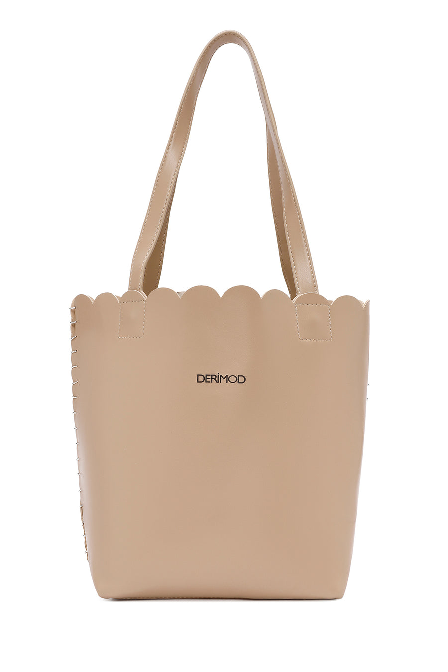Women's Beige Classic Shoulder Bag