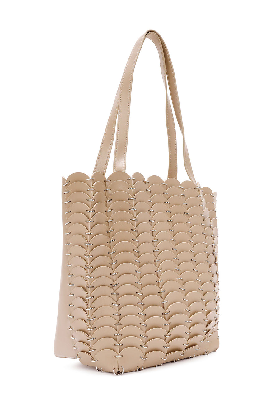 Women's Beige Classic Shoulder Bag