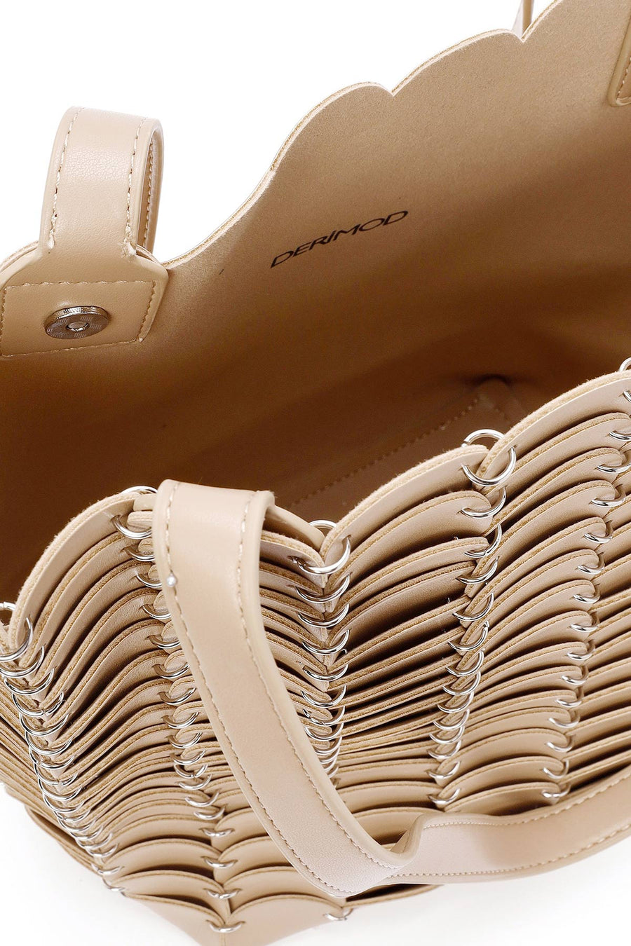 Women's Beige Classic Shoulder Bag