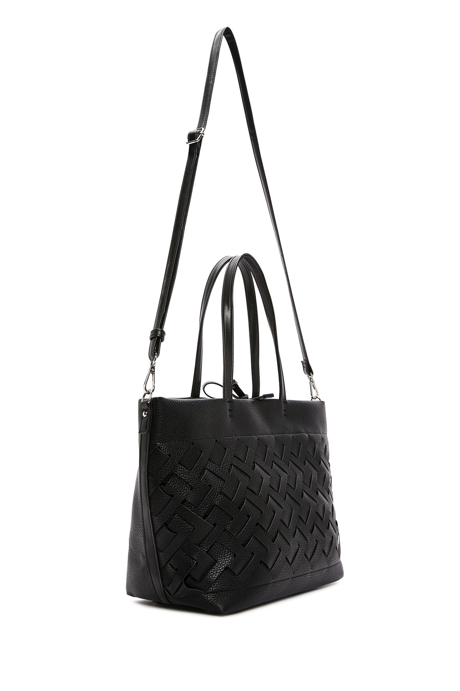 Women's Black Long Strap Shoulder Bag