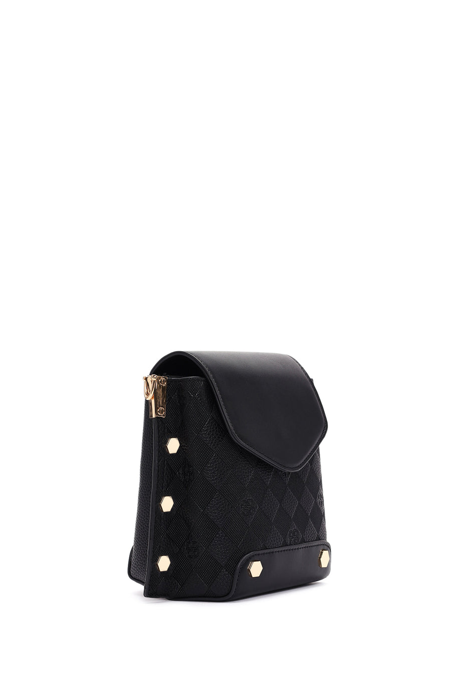 Women's Black Long Strap Shoulder Bag