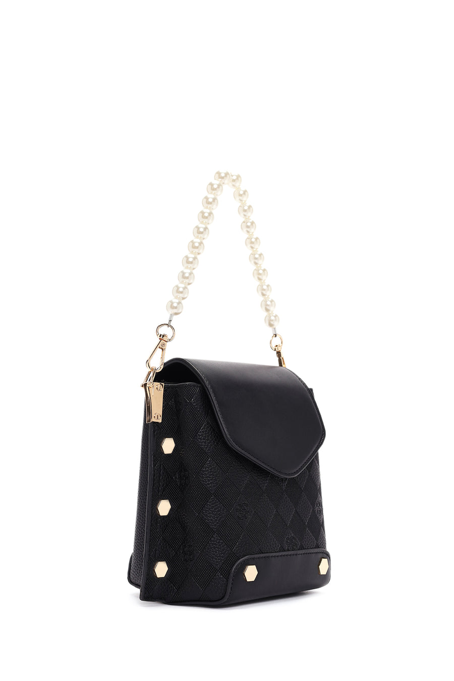 Women's Black Long Strap Shoulder Bag