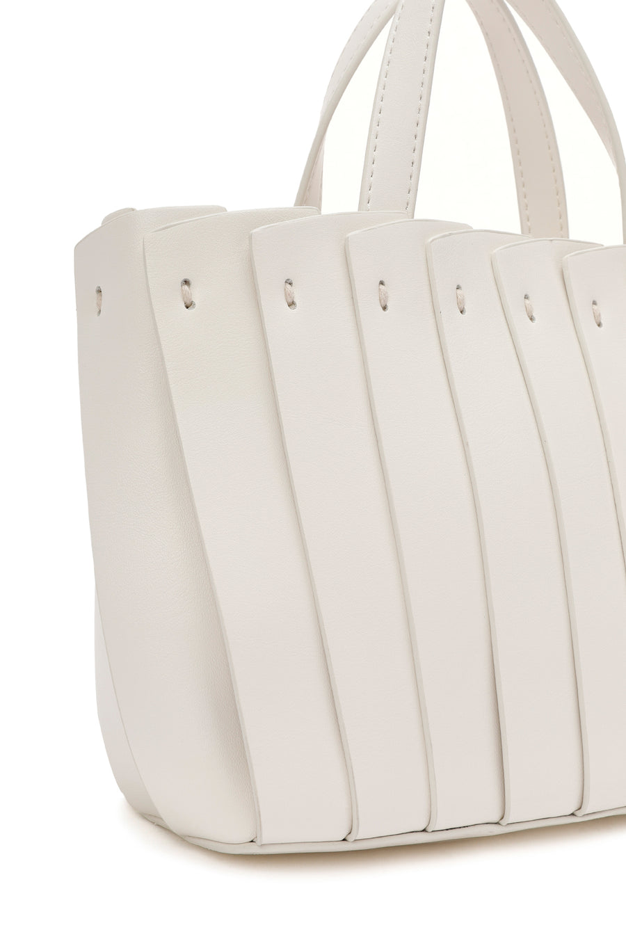 Women's Cream Long Strap Shoulder Bag