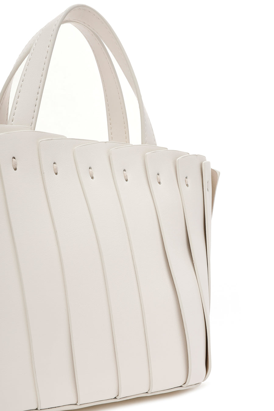 Women's Cream Long Strap Shoulder Bag