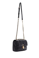 Women Black Long Strap Quilted Shoulder Bag | Derimod