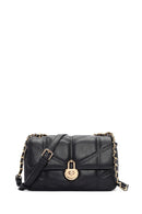 Women Black Long Strap Quilted Shoulder Bag | Derimod