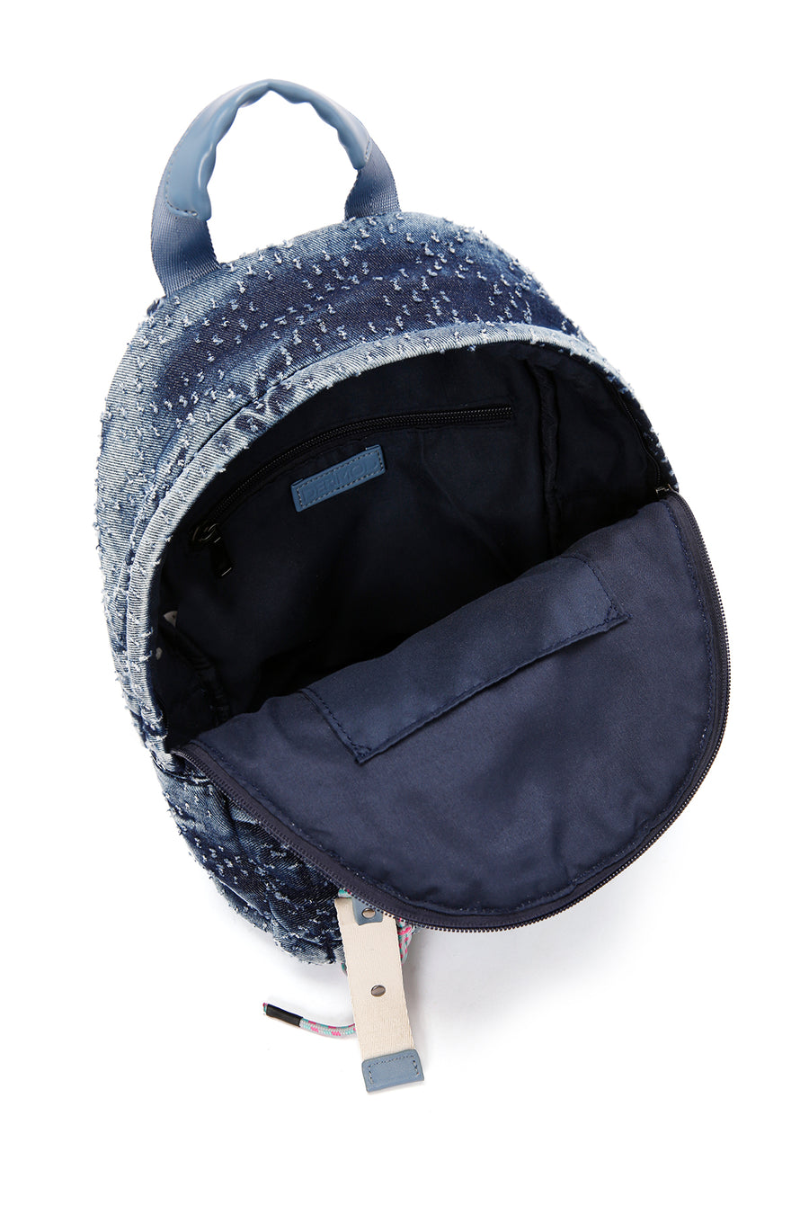 Women's Blue Fabric Backpack