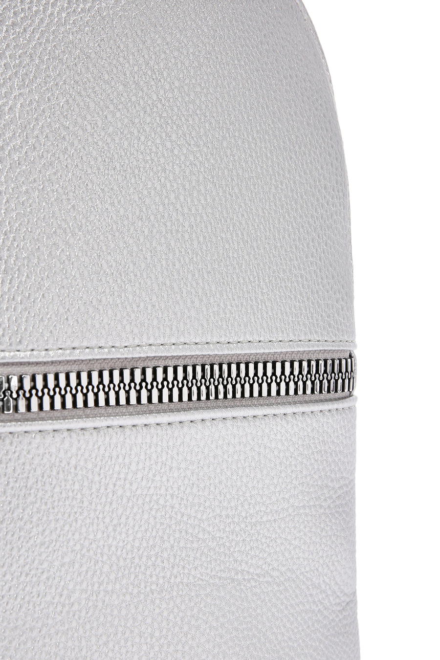 Women's Silver Metallic Backpack