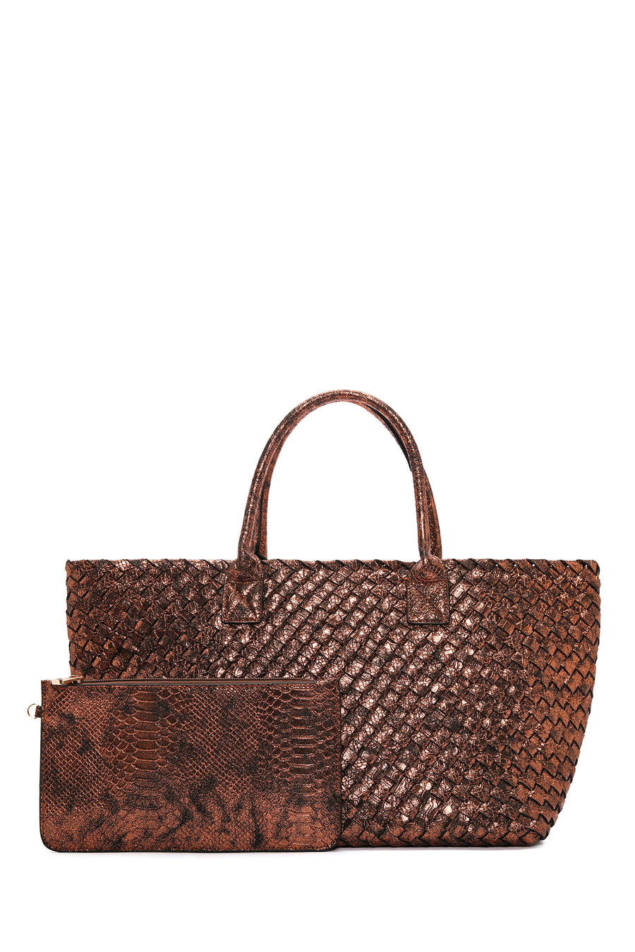 Women's Bronze Knit Shoulder Bag 24SBD262129 | Derimod