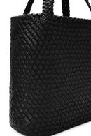 Kadın Siyah Uzun Askılı Örgü Omuz Çantası | Derimod