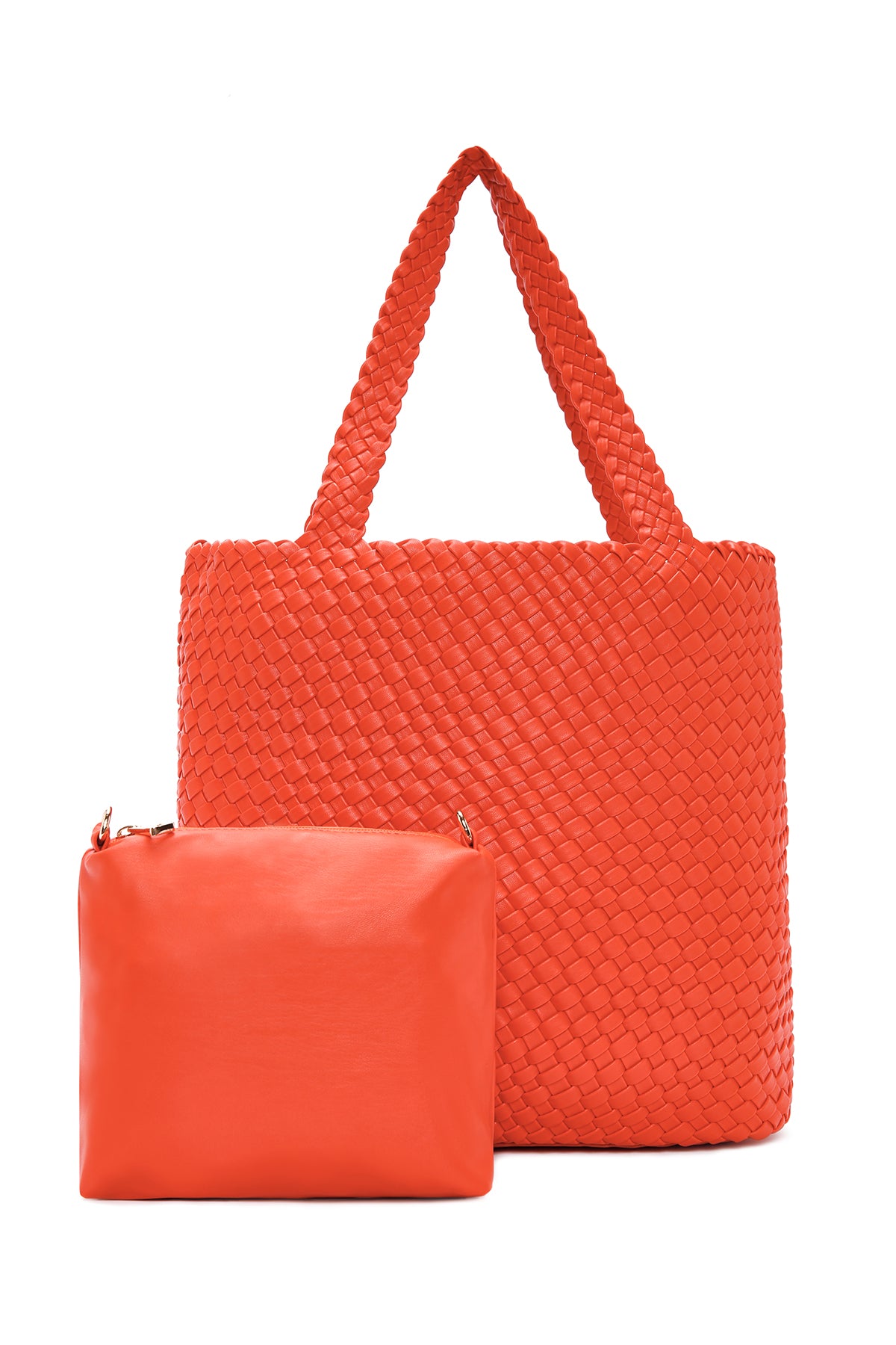 Kadın Turuncu Uzun Askılı Örgü Omuz Çantası 24SBD262229 | Derimod