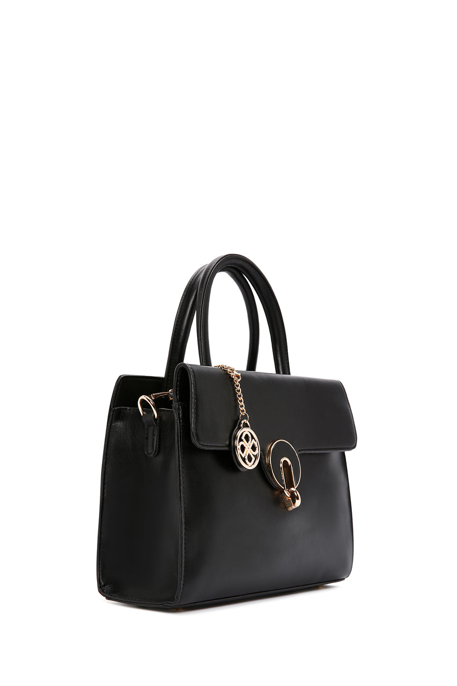 Women's Black Long Strap Shoulder Bag