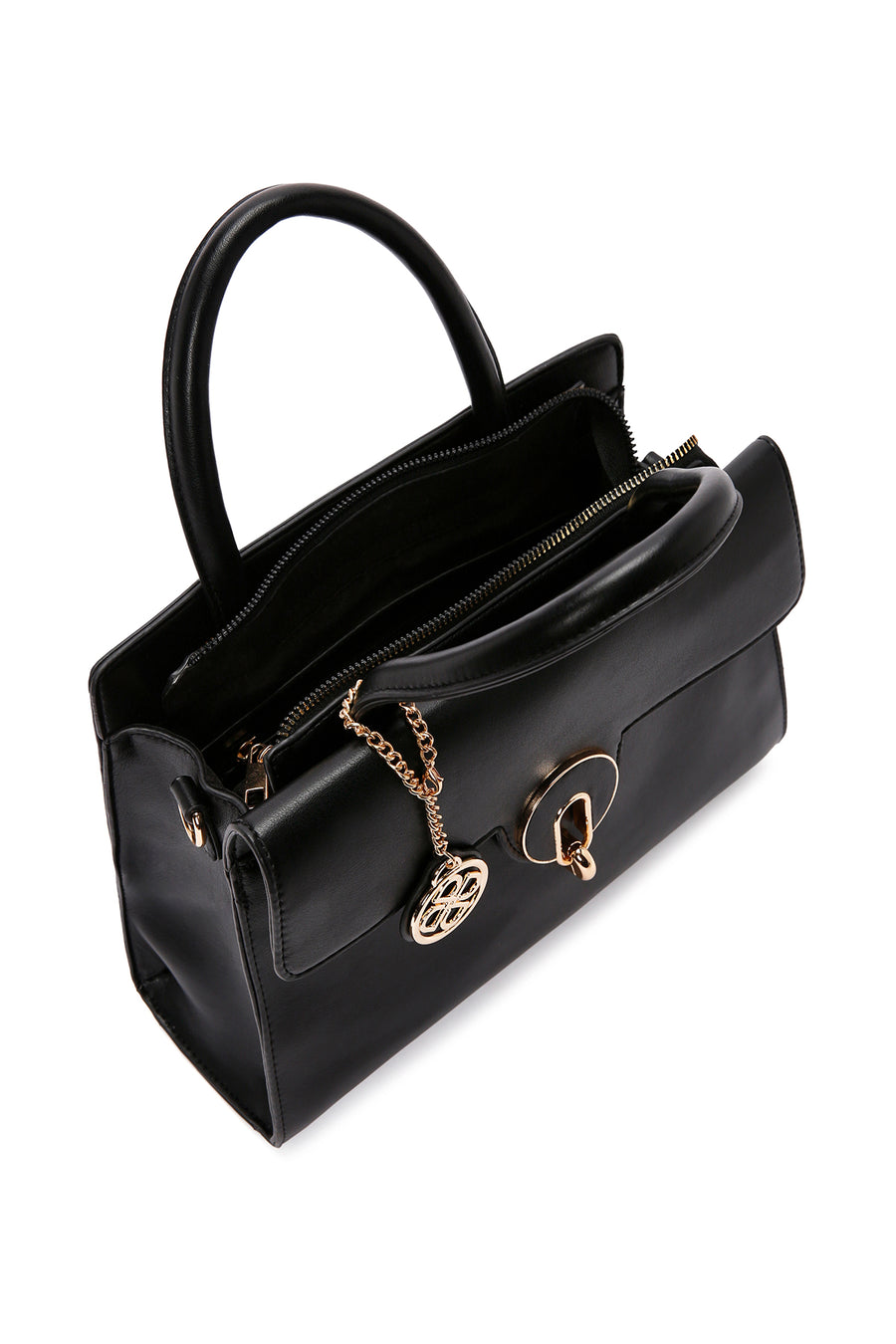 Women's Black Long Strap Shoulder Bag