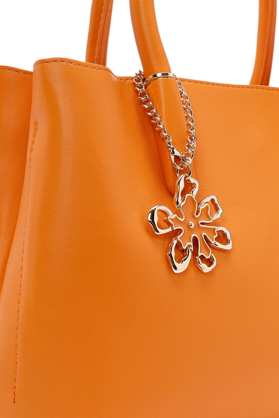 Women's Orange Long Strap Shoulder Bag
