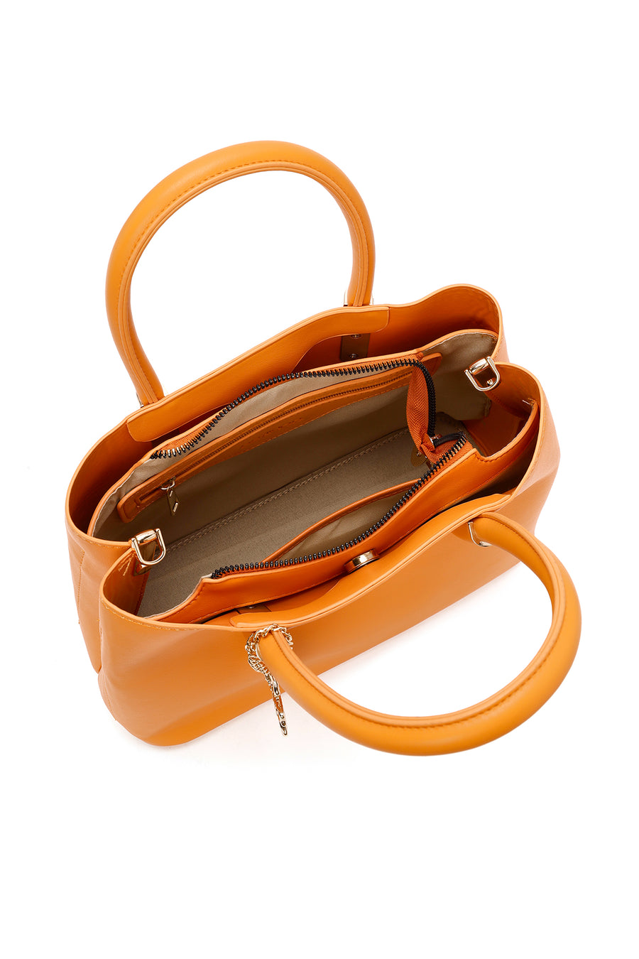 Women's Orange Long Strap Shoulder Bag