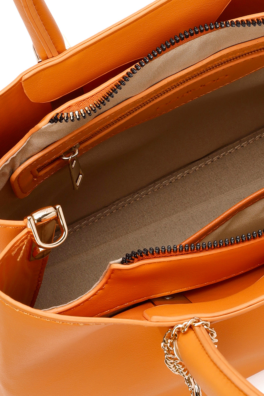 Women's Orange Long Strap Shoulder Bag