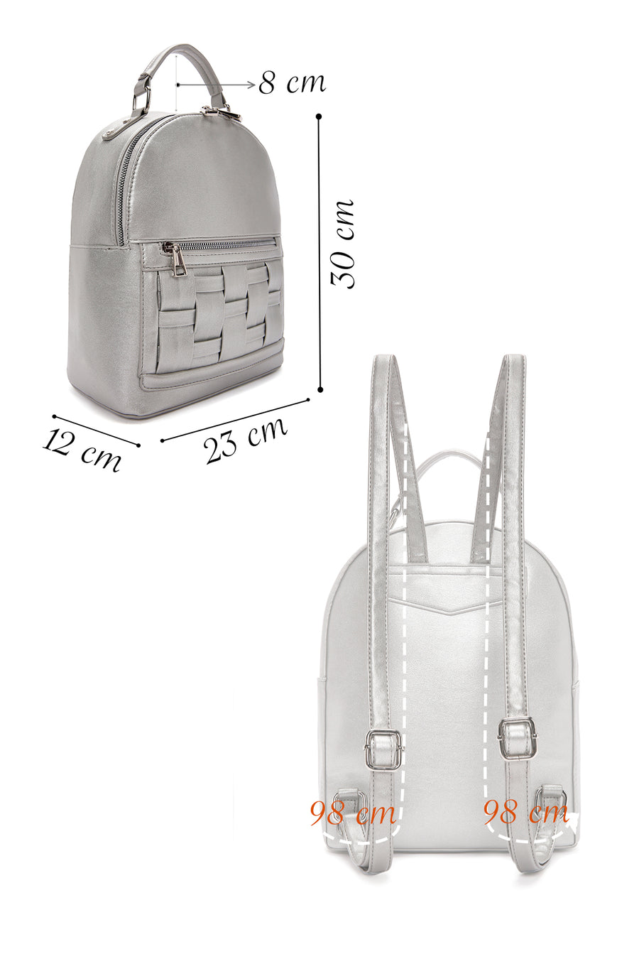 Women's Silver Backpack