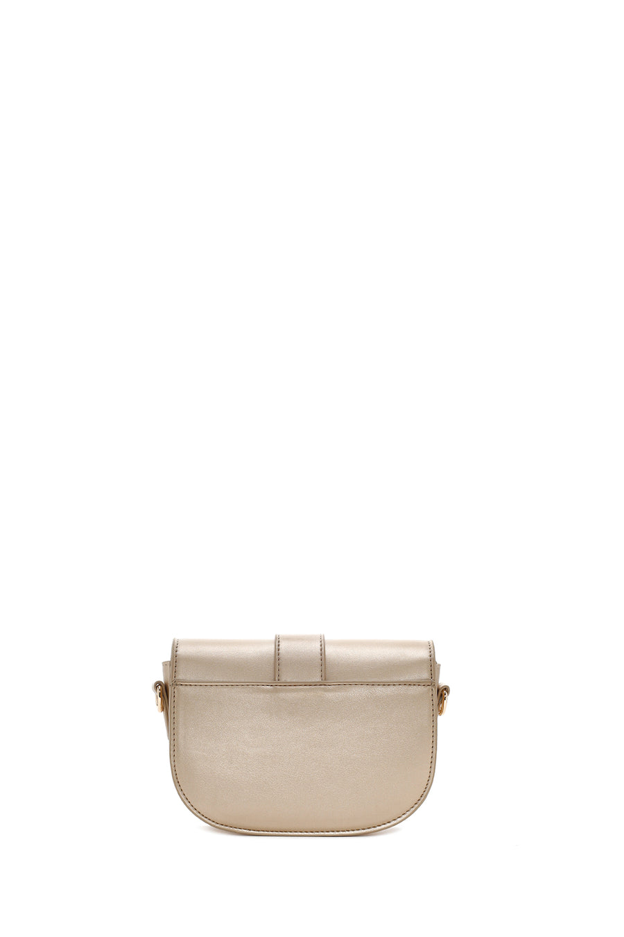 Women's Gold Long Strap Shoulder Bag