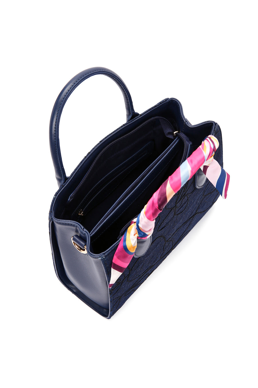 Women's Blue Long Strap Shoulder Bag