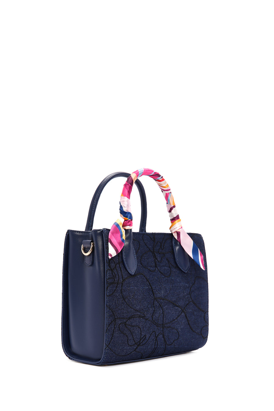 Women's Blue Long Strap Shoulder Bag