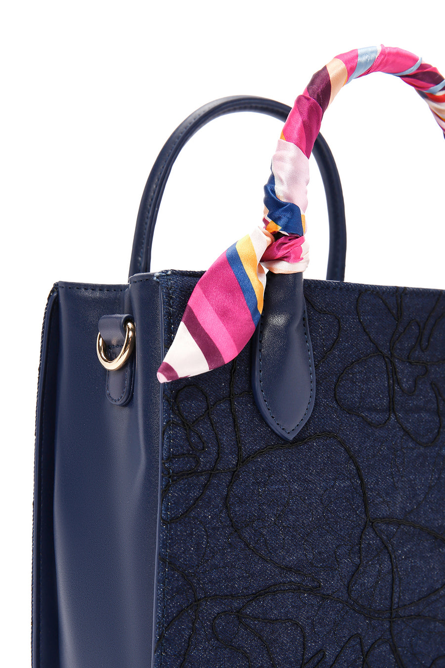 Women's Blue Long Strap Shoulder Bag